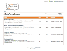 Tablet Screenshot of forum.emusictheory.com